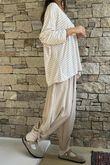  Perfect Breton V Long Sleeve Top Camel - **